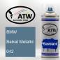 Preview: BMW, Baikal Metallic, 042: 400ml Sprühdose, von ATW Autoteile West.